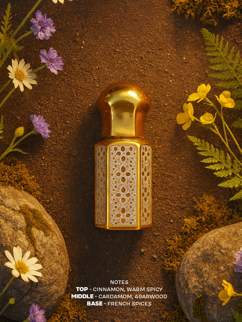 Midrar Perfume – Cinnamon, Oud & Spiced Luxury – AT-TEEB Attar & Perfumes